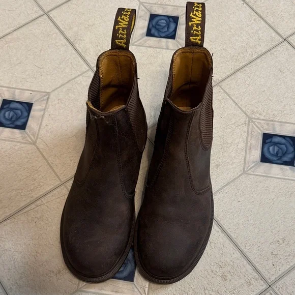Dr. Martens Dark Brown Chelsea Boots - Picture 1 of 4